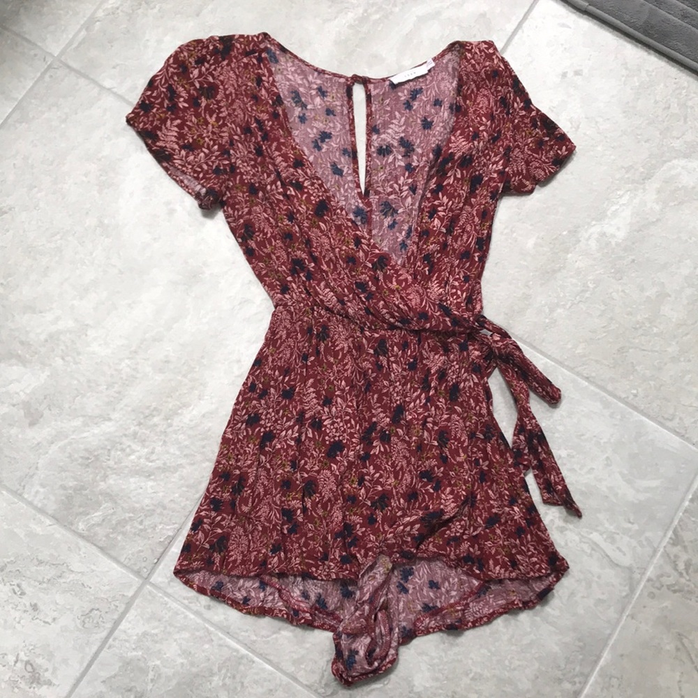 LUSH Floral Romper
